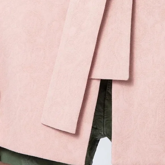 NEW NWT ZADIG & VOLTAIRE Vita Jac Mandala Jacket blush blazer size Large - Picture 3 of 9